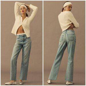 💕FAVORITE DAUGHTER💕 Otto High Rise Boyfriend Ankle Jeans Telluride Blue 27 NWT
